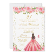 Festa de Aniversário da Princesa de Cabelo Castanh