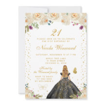 Festa de Aniversário da Princesa de Cabelo Loiro F