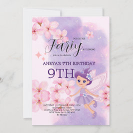 Convites Festa de Aniversário da Princesa Fada Caprichosa