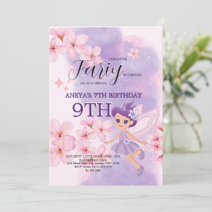 Convites Festa de Aniversário da Princesa Fada Caprichosa