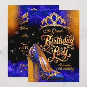 Convites Festa de Aniversário da Princesa Rainha Sapato Dou