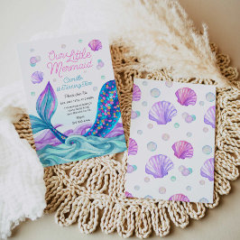 Convites Festa de aniversário da Sereia