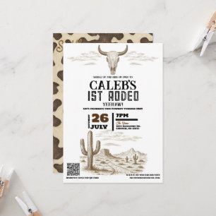 Convites Festa de Aniversário de 1º Rodeio do Velho Oeste V