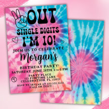 Festa de Aniversário de 10 anos Peace Out Single D