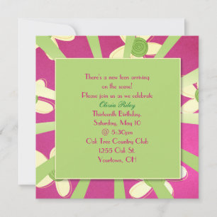 Convites Festa de aniversário de 13