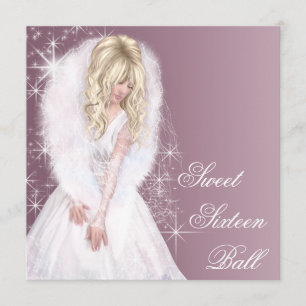 Convites Festa de Aniversário de 16 Anos da Princesa Rosa