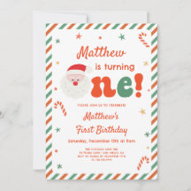 Festa de Aniversário de 1 Ano do Menino no Natal