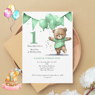 Convites Festa de Aniversário de 1 ano Primeiro Aniversário