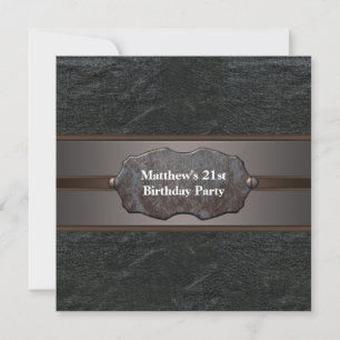 Convites Festa de Aniversário de 21 Anos do Homem de Metal 