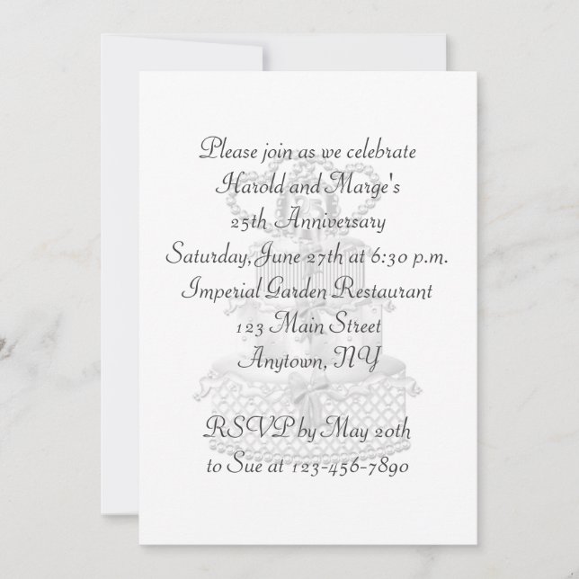 Convites Festa de Aniversário de 25 anos (Frente)