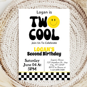 Convites Festa de Aniversário de 2 anos do Two Cool Boy