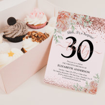 Festa de Aniversário de 30 Anos com Flores Cor-de-