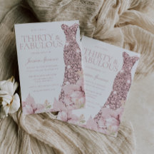 Festa de aniversário de 30 anos de Floral e Vestid