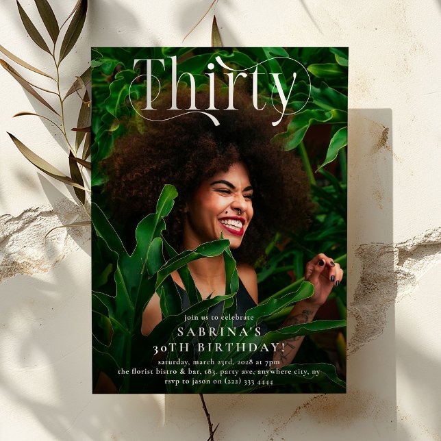 Convites Festa de aniversário de 30 anos de Fotografia Eleg (Criador carregado)