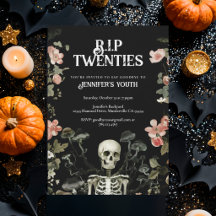 Festa de Aniversário de 30 anos RIP Twenties Flora