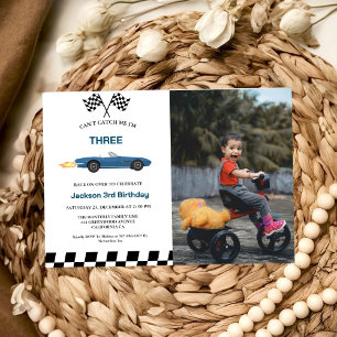 Convites Festa de aniversário de 3 anos do Carro Race