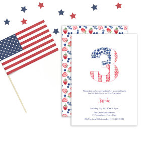 Convites Festa de aniversário de 3 anos do Jardim Azul Ver