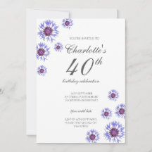 Festa de aniversário de 40 anos de Flor Selvagem A