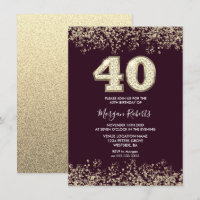 Festa de aniversário de 40 anos de Mulheres Dourad