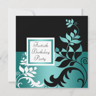 Convites Festa de aniversário de 40 anos de Mulheres Negras