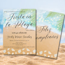 Festa de aniversário de 40 anos de praia de areia 