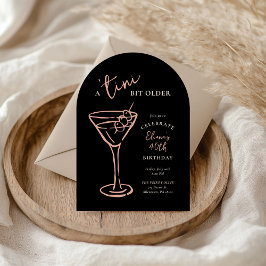 Convites Festa de aniversário de 40 anos de Tini Bit Antigo