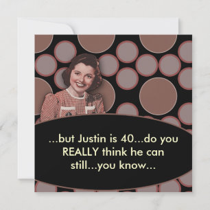 Convites Festa de Aniversário de 40 Anos do Cara