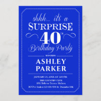 Festa de aniversário de 40 anos surpresas - Real A