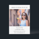 Convites Festa de aniversário de 50ª Foto Chic Moderna Mini<br><div class="desc">Convite de aniversário de 50ª Foto Chic Moderna Minimalista</div>