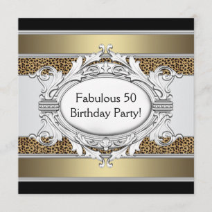 Convites Festa de Aniversário de 50 anos da Mulher Fabulosa