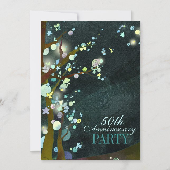 Convites Festa de Aniversário de 50 anos da Noite Caprichos (Frente)