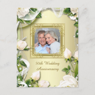 Convites Festa de Aniversário de 50 Anos de Casamento Foto 