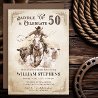 Festa de Aniversário de 50 Anos de Cowboy Western 