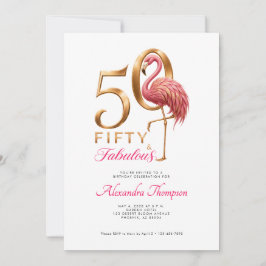 Convites Festa de Aniversário de 50 Anos Fantástica com Fla