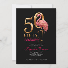 Convites Festa de Aniversário de 50 Anos Fantástica com Fla