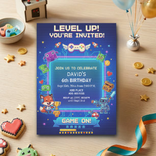 Convites Festa de Aniversário de 6 anos dos Jogos Legais