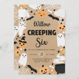 Convites Festa de aniversário de 6 de Bompkin do Fantasma H