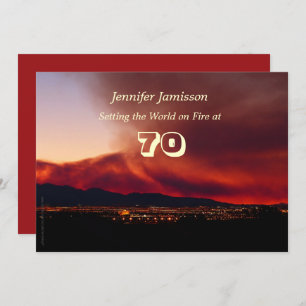 Convites festa de aniversário de 70 anos convida mundo ao f