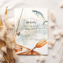 Festa de Aniversário de 80 anos com Tema de Pesca 