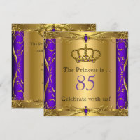 Festa de Aniversário de 85 anos da Princesa Regal 