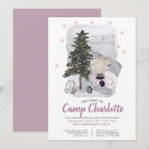 Festa de aniversário de acampamento