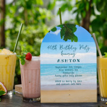 Festa de Aniversário de Adulto com Vista para o Oc