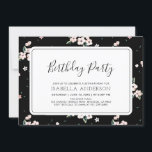 Convites Festa de aniversário de Adultos de Verão Tropical<br><div class="desc">Celebre seu dia especial com este convite de festas tropical com tipografia simples e na moda e padrões tropicais. Este modelo de design é totalmente personalizável.</div>