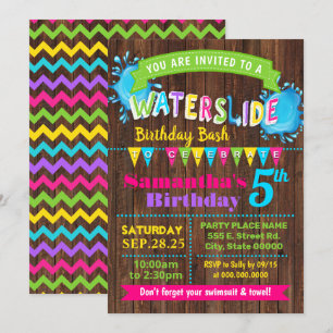 Convites Festa de aniversário de aniversário de cesta de ve