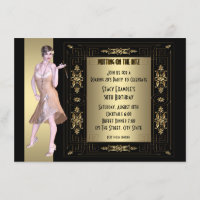 Festa de aniversário de Art Deco Roaring 20