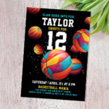 Festa de Aniversário de Basquete Esportivo Colorid
