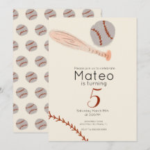 Festa de Aniversário de Beisebol Vintage