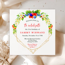 Festa de aniversário de Berries Mistos de Verão