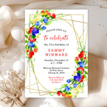 Festa de aniversário de Berries Mistos de Verão