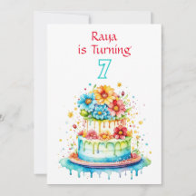 Festa de aniversário de Birthday Cake Illustration